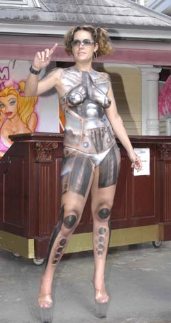 Body Painting 2004 photo - Duval Street, Key West